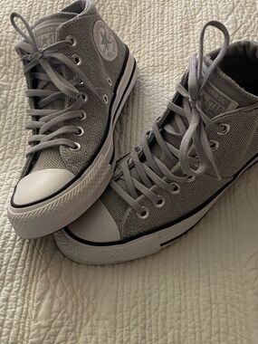 Converse Women’s Gray High Top Sneakers